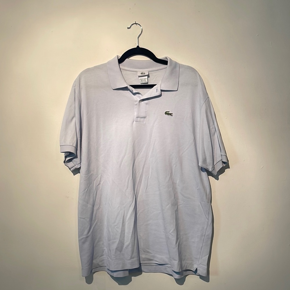 Light Blue Lacoste Polo